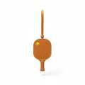 Pickle Ball Paddle Leather Charm