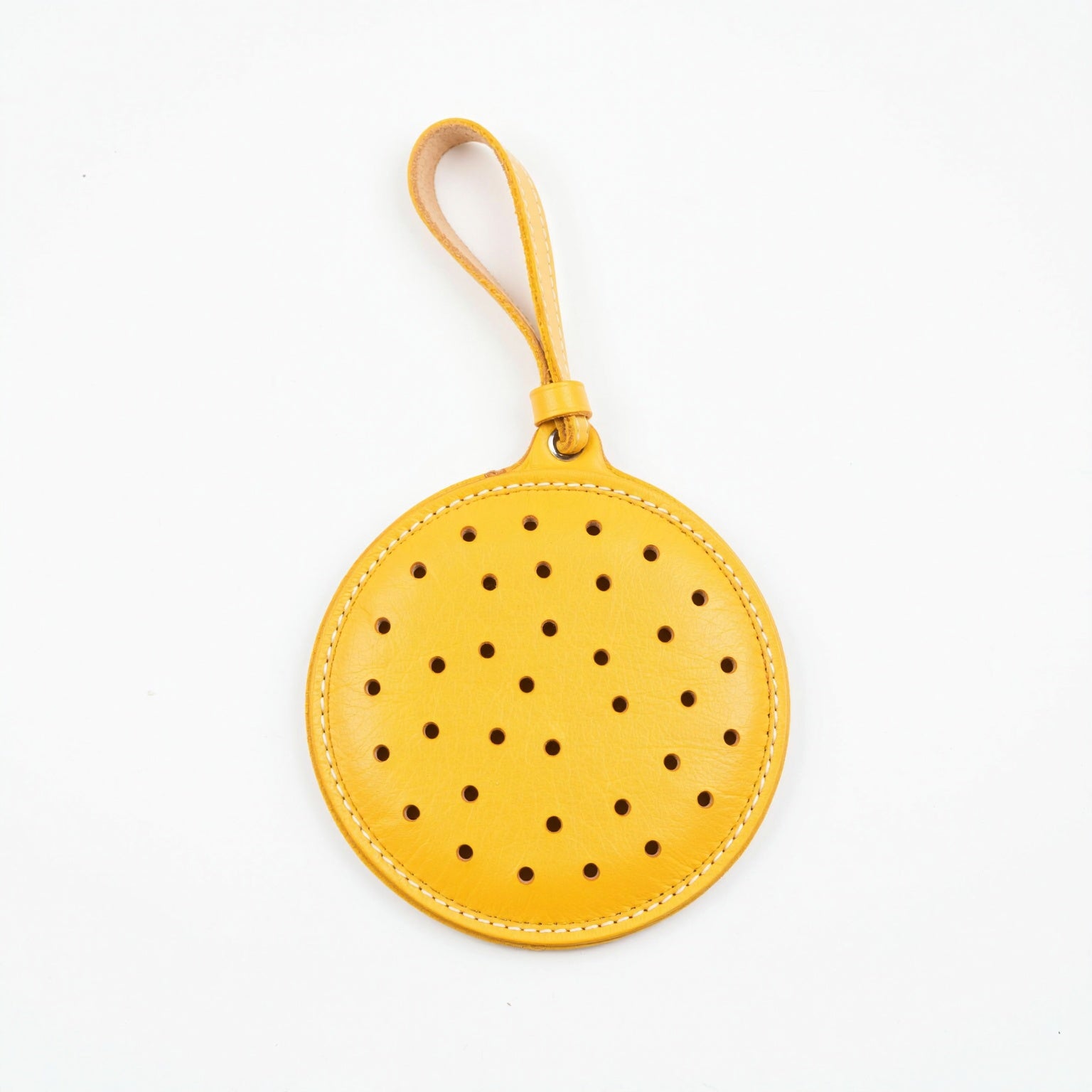 Pickleball Ball Leather Charm