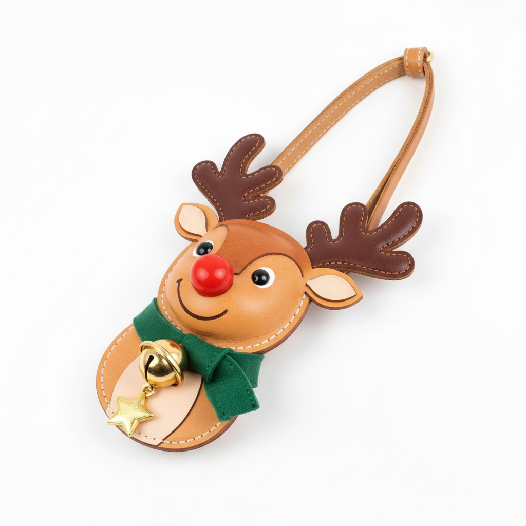 Reindeer Leather Charm