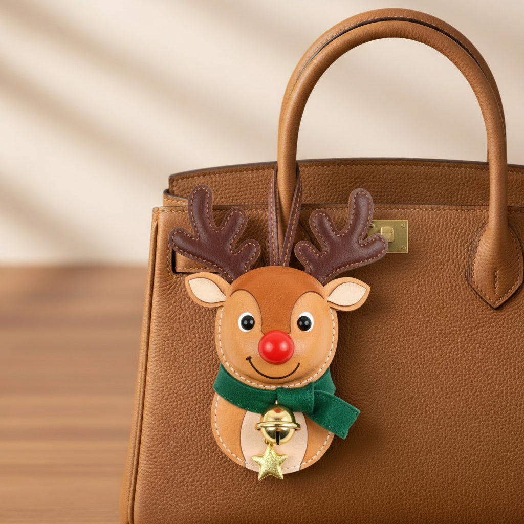 Reindeer Leather Charm